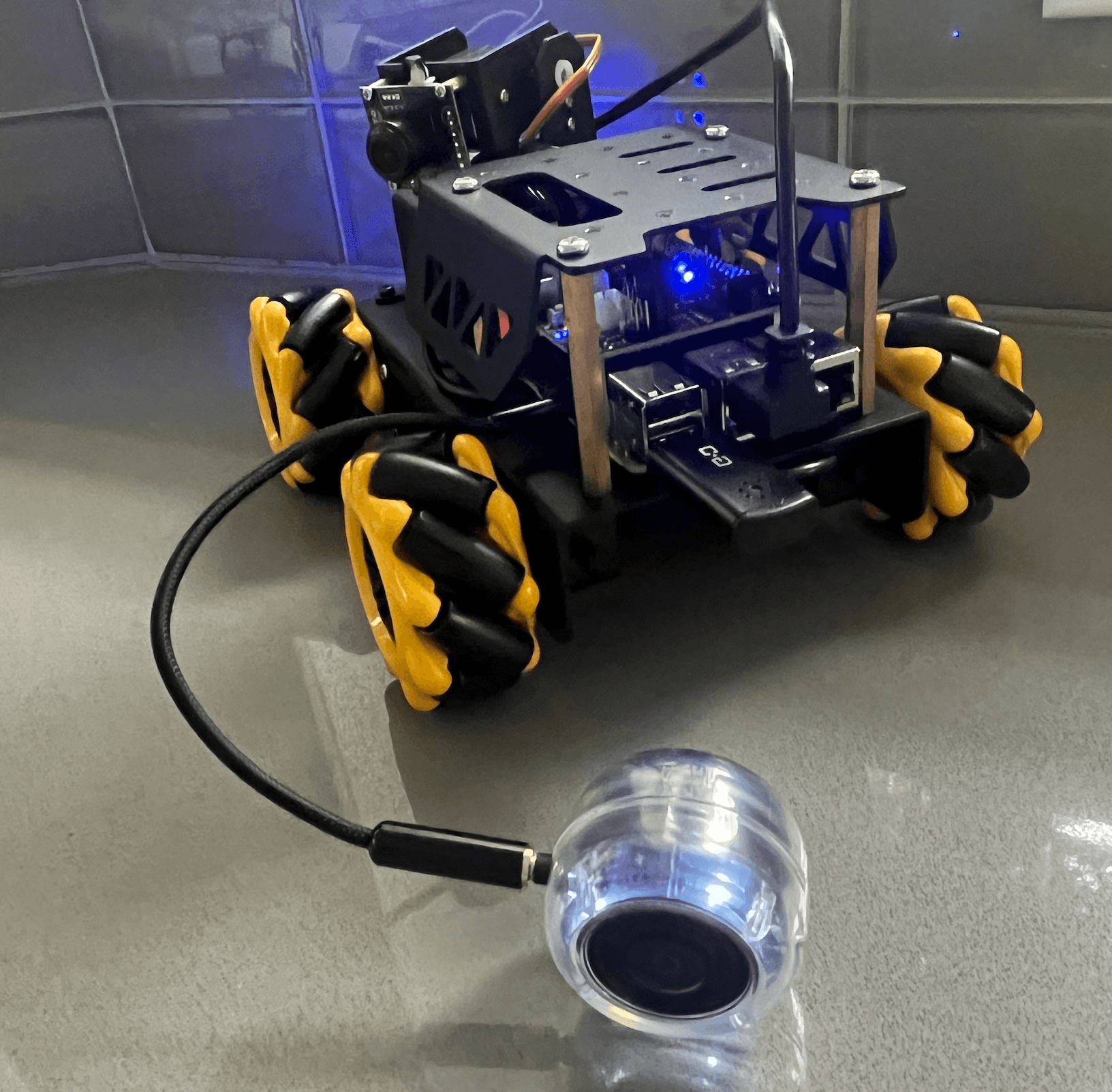 Robot front view